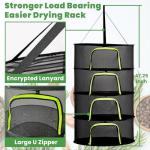 4-Layer Herb Drying Rack with Garden Pruning Shears