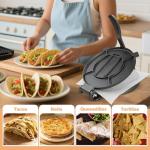 Heavy Duty Cast Iron Tortilla Press, 10-inch