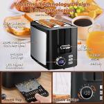 Wide Slot 2-Slice Toaster with LCD Timer