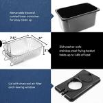 Elite Gourmet Electric Immersion Deep Fryer 2 Quart