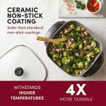 Elite Gourmet 12" Ceramic Electric Skillet – Dark Grey