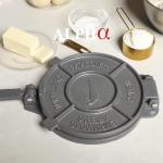 Alpha Living 8-Inch Cast Iron Tortilla Press