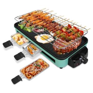 1500W Smokeless Indoor Grill with Removable Plate