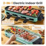 1500W Smokeless Indoor Grill with Removable Plate