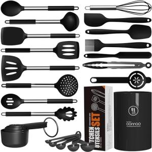 Silicone Cooking Utensils Set - Heat Resistant Tools