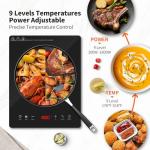 GATFFSEN 1800W 12 Inch Induction Cooktop