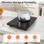 GATFFSEN 1800W 12 Inch Induction Cooktop
