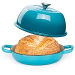 Blue Enamel Cast Iron Dutch Oven - 6 Quart