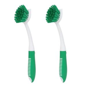 Dish Brush Set with Handle and Scraper