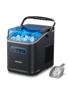 HiCOZY Clear Ice Maker with Ambient Lights
