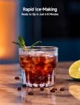 HiCOZY Clear Ice Maker with Ambient Lights
