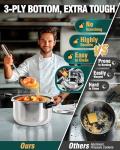 WantJoin 10-Quart Stainless Steel Pressure Cooker