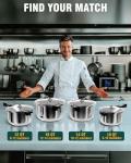WantJoin 10-Quart Stainless Steel Pressure Cooker