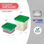 Cambro 2-Pack Microwave Safe Food Storage Containers