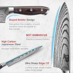 16-Piece Japanese Kitchen Knife Set with Block