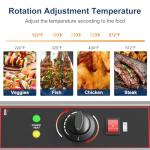 GarveeHome 1800W Smokeless Indoor BBQ Grill