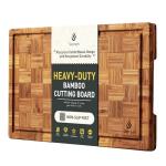 Non-Slip Bamboo Cutting Board for Easy Chopping
