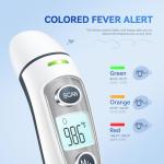 Digital Ear and Forehead Thermometer with Fever Alarm