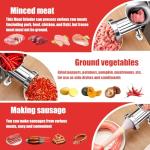 3-in-1 Manual Meat Grinder and Sausage Maker