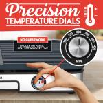 Gourmia 3-in-1 Electric Indoor Grill and Griddle