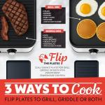 Gourmia 3-in-1 Electric Indoor Grill and Griddle