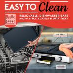Gourmia 3-in-1 Electric Indoor Grill and Griddle