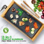 NutriChef Smokeless Indoor Electric Grill - Black