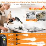 Adjustable Handheld Steam Cleaner for Home Use