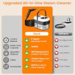 Adjustable Handheld Steam Cleaner for Home Use