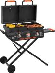 Portable Blackstone Tailgater Grill and Griddle Combo