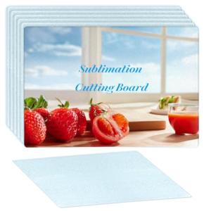 6-Pack Textured Glass Cutting Boards for Kitchen