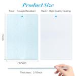 6-Pack Textured Glass Cutting Boards for Kitchen