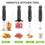 Powerful 5-in-1 Immersion Hand Blender Set