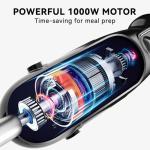 Powerful 5-in-1 Immersion Hand Blender Set