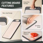 Large Double-Sided Stainless Steel Cutting Board