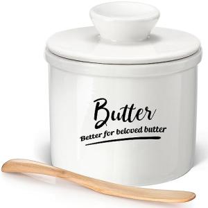 Ceramic Butter Keeper Crock for Fresh Butter