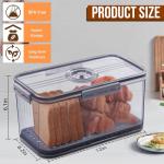 Gifhomfix Airtight Bread Box for Kitchen Storage