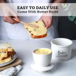 Ceramic Butter Keeper Crock for Fresh Butter