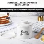 Ceramic Butter Keeper Crock for Fresh Butter