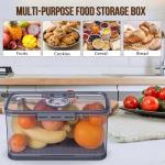 Gifhomfix Airtight Bread Box for Kitchen Storage