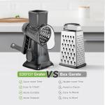 EDEFISY 3-in-1 Hand Crank Cheese Grater