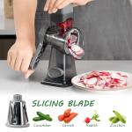 EDEFISY 3-in-1 Hand Crank Cheese Grater