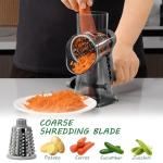 EDEFISY 3-in-1 Hand Crank Cheese Grater