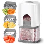 KEOUKE Versatile Vegetable Chopper with Blades and Container