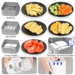 KEOUKE Versatile Vegetable Chopper with Blades and Container