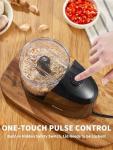 Reemix 1.5-Cup One-Touch Electric Food Chopper