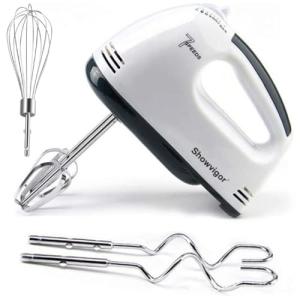 Showvigor Electric Hand Mixer with 5 Accessories