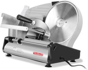TOOGOOD Electric Meat Slicer with Stainless Steel Blade