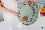 Stainless Steel Salad Spinner with Non-Slip Base
