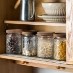 24 OZ Airtight Glass Storage Jar with Bamboo Lid